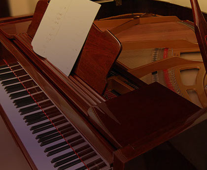 Our Piano Showroom of grrand pianos, upright pianos and other musical instrumentts.